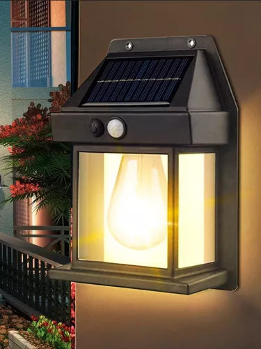 FOCO SOLAR DE PARED TIPO FAROL